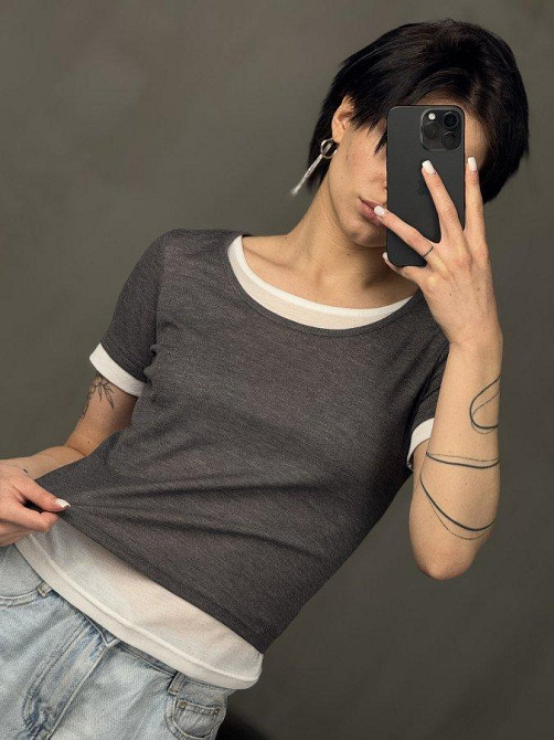 Женская футболка trash  ДЛ7175 Одесса - изображение 1