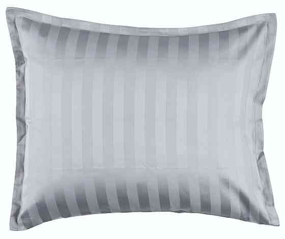 Ecotton Комплект наволочок з вушками зі страйп-сатину 2 шт. Ecotton 70х70 см білий готельний ст Коломия