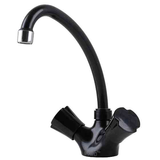 Змішувач для кухні BRAVO B2-11-203 термостійкий ABS пластик, чорний Київ