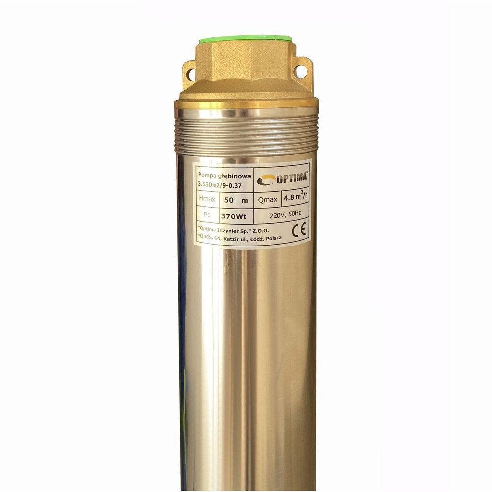 Насос скважинный с повышенной уст-тью к песку OPTIMA 3,5SDm2/9 0,37 кВт 50м + пульт+кабель 15м NEW (000014126) Киев - изображение 6