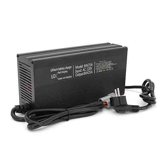 Зарядний пристрій Jinyi для акумуляторів Li-ion 72V(84V),20S,25A роз'єм anderson Київ