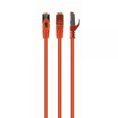 Патч-корд 10м S/FTP Cat 6A CU LSZH orange Cablexpert (PP6A-LSZHCU-O-10M) Вінниця - фото 1