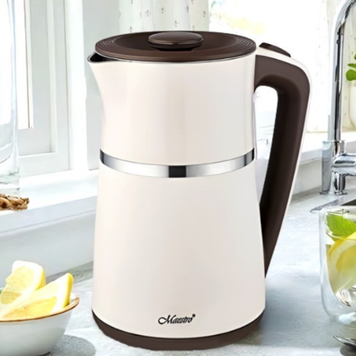Електрочайник 1,7л 1500W метал (диск) бежевий MR-030-BIEGE Maestro Житомир - фото 3