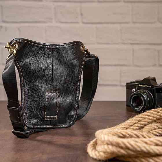 Сумка на пояс Vintage 14659 Чорна Київ