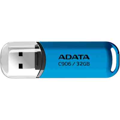 USB флеш накопичувач ADATA 32GB C906 Blue USB 2.0 (AC906-32G-RWB) Вінниця