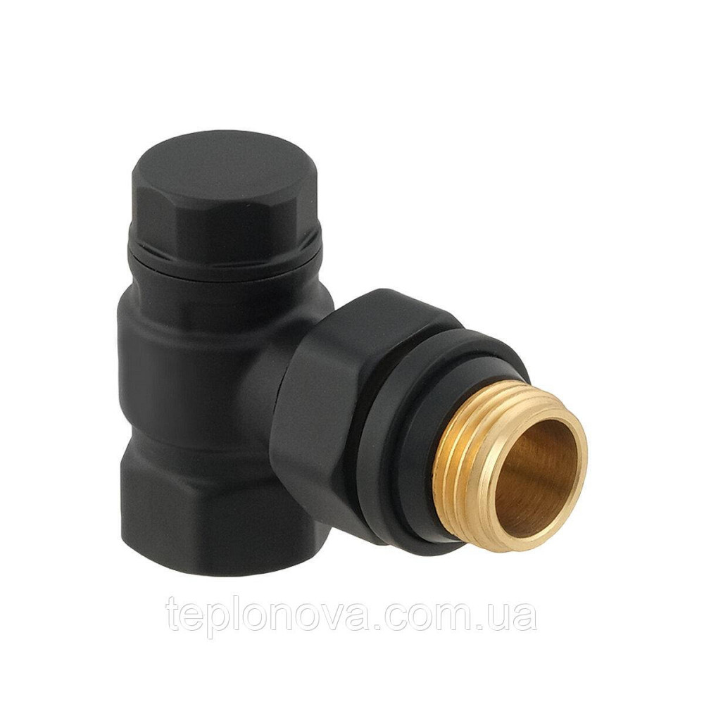 Комплект запорных клапанов угловой Raftec BLACK 1/2