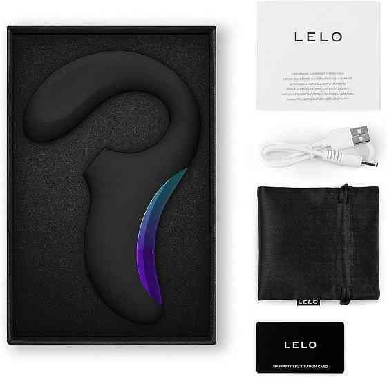 Кліторально-вагінальний звуковий стимулятор LELO Enigma WAVE Black, 3 типи стимуляції Sex Aura Київ