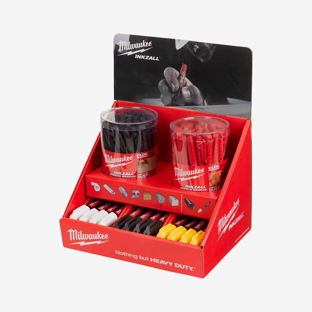 Набір маркерів для будмайданчика InkZAll MILWAUKEE (108шт.), дисплей Одеса - фото 1