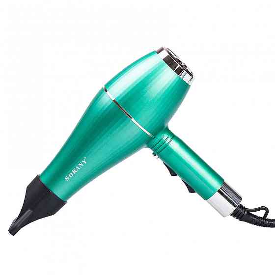 Sokany Фен для волосся Sokany SK-14009 з двома концентраторами зелений Коломыя