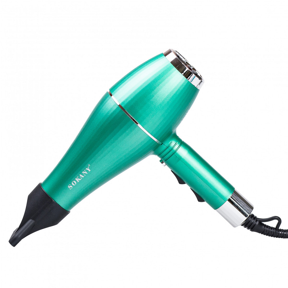 Sokany Фен для волосся Sokany SK-14009 з двома концентраторами зелений Коломыя - изображение 1