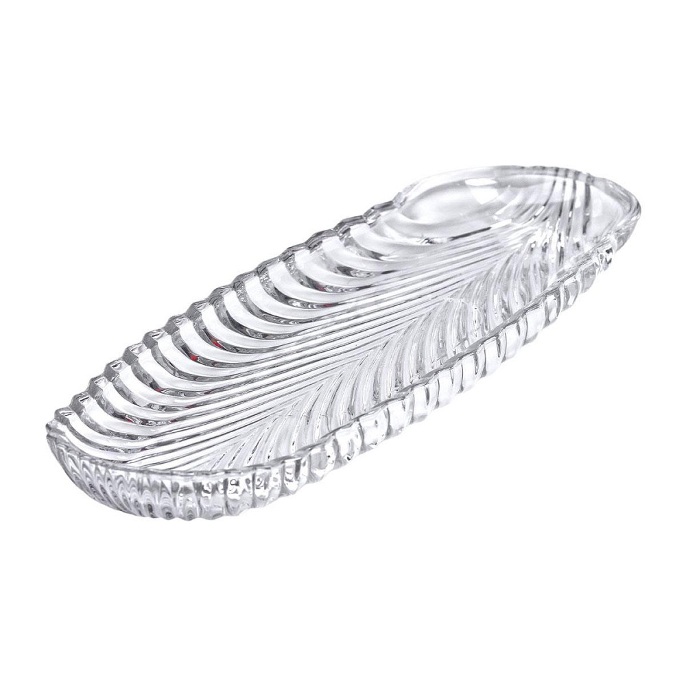 Скляне блюдо для закусок та фруктів 39х13.5 см Київ - фото 3