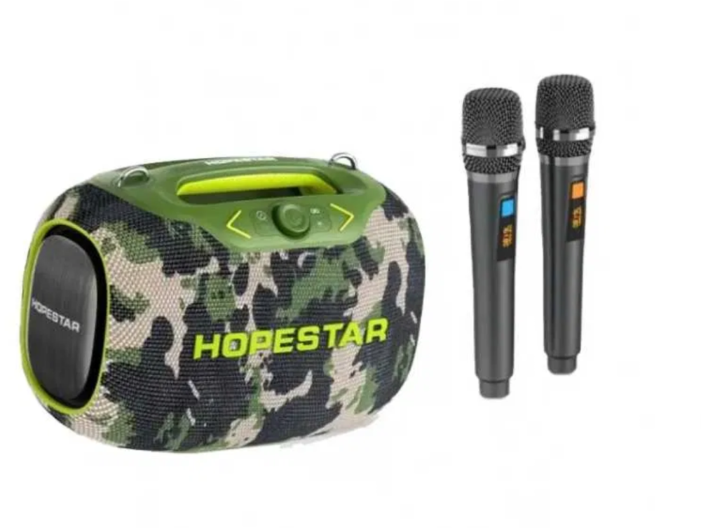 Портативна Bluetooth колонка HOPESTAR PARTYBOX 120Вт IPX6 з мікрофонами, TWS та підсвічуванням RGB Одеса - фото 3