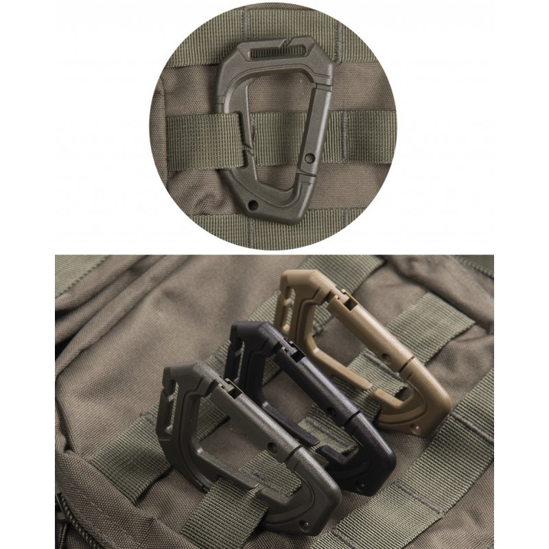 Тактичні карабіни полегшені MOLLE - 2 шт Mil-Tec (15922505) Coyote Нововолинськ - фото 15