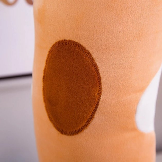 Іграшка обіймашка Кіт Батон, м'яка іграшка антистрес, подушка обіймашка, 70 см, Рижий Київ - фото 3