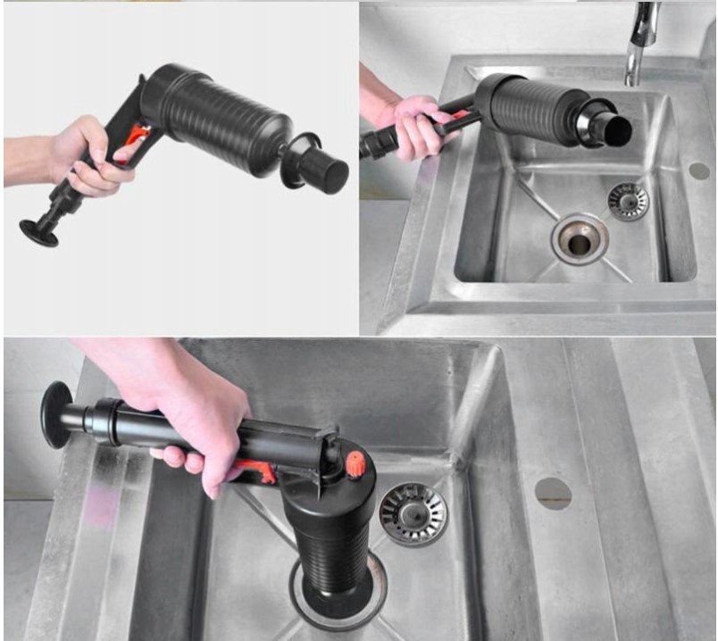 Інструмент високого тиску для усунення засорів + 4 наконечники Bigstren (11739) Нововолинськ - фото 6