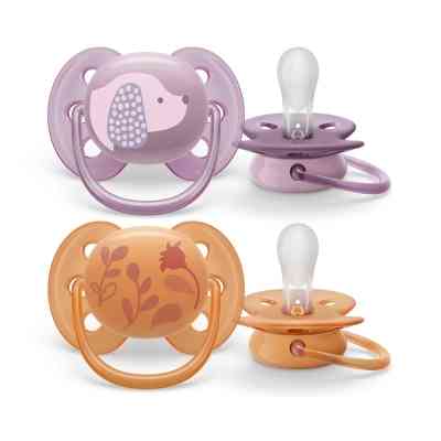 Пустышка Philips AVENT Ultra Soft ультрамягкая 6-18 мес 2 шт (SCF091/18) Винница
