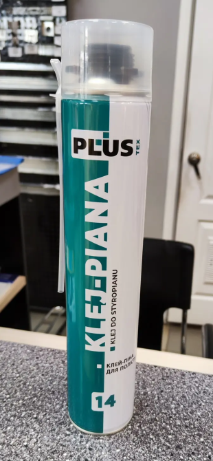 Клей-піна професійна 2в1 PLUSTEX 800 мл Киев - изображение 1