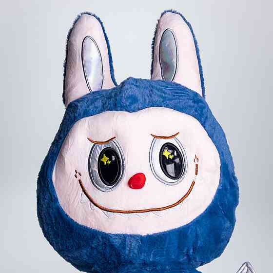 М'яка іграшка-плед, подушка 3 в 1 Labubu Brown Dragon плед в іграшці дитячий плед іграшка Лабубу Синій 520-29BL Коломия