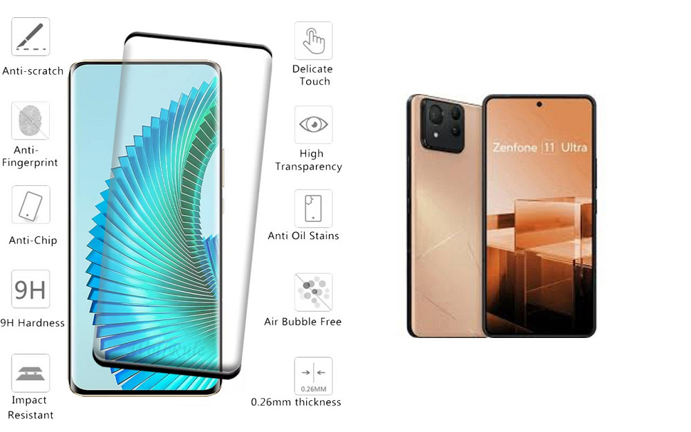 Захисне скло HyperGlass Pro для ASUS ZenFone 11 Ultra – максимальна чутливість та захист Київ - фото 2