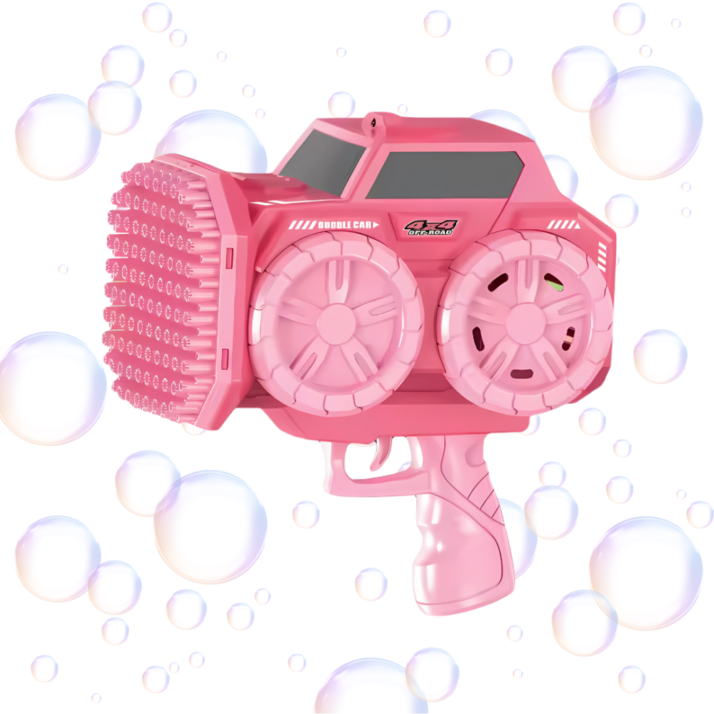 Пистолет для мыльных пузырей, генератор для мыльных пузырей, мыльные пузыри для детей, розовый Каменец-Подольский - изображение 5