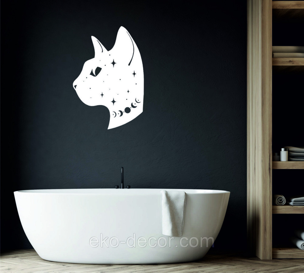 Декоративне настінне 3D Панно «Кіт» Декор на стіну з об'ємом Київ - фото 8