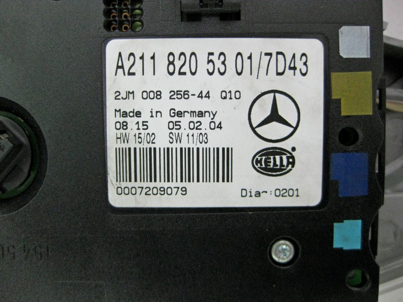 Mercedes-Benz  A2118205301 7D43 Плафон стельовий передній сірий E-Class W211 Одеса - фото 3