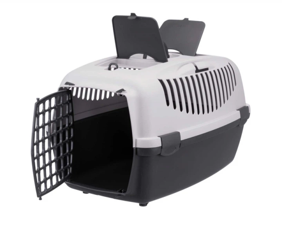 Контейнер-переноска для собак і котів до 12 кг Trixie Capri 3 Open Top (Триксі Капрі) 40x38x61 см Сірий Запоріжжя