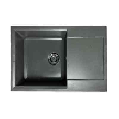 Мойка кухонная Adamant Horizon Medium сірий + змішувач (4824296104404) Винница