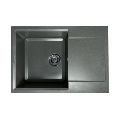 Мойка кухонная Adamant Horizon Medium сірий + змішувач (4824296104404) Винница - изображение 3