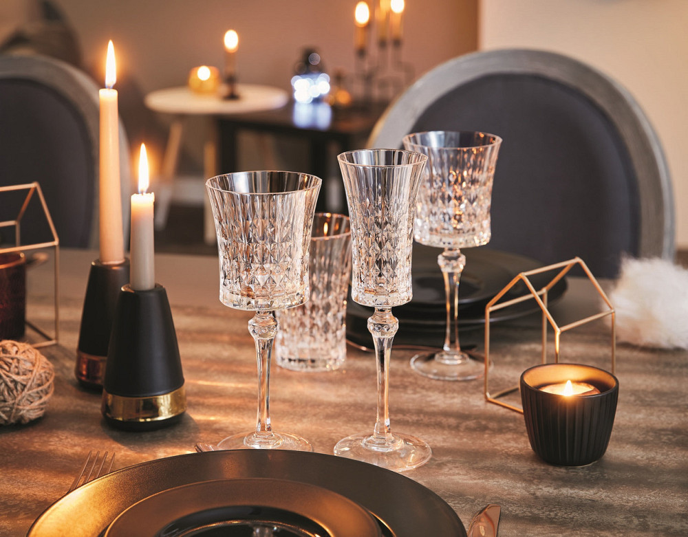 Набор бокалов Cristal d'Arques Paris Lady Diamond, 6х150 мл (6672175) Киев - изображение 4