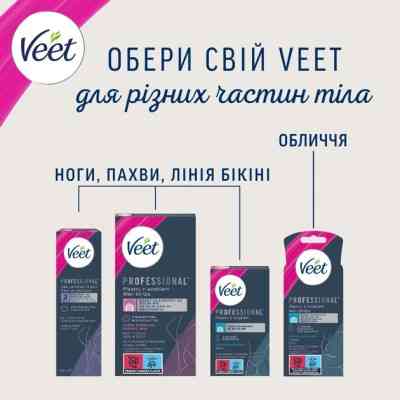Крем для депіляції Veet Professional для всіх типів шкіри з Олією ши 100 мл (5900627099034) Вінниця