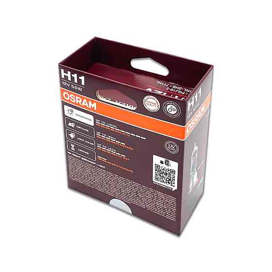 Комплект галогенових ламп OSRAM H11 64211NL-2HB Night Breaker LASER NG +150% 55W 12V PGJ19-2 (2 шт) Харків