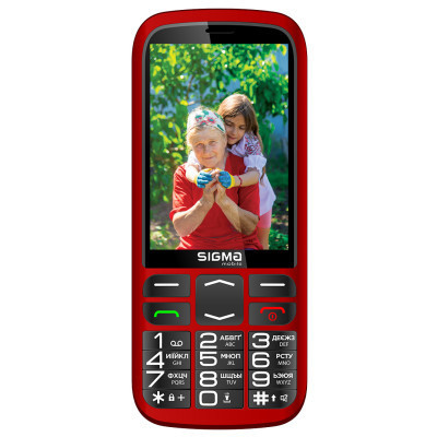 Мобільний телефон Sigma Comfort 50 Optima Type-C Red (4827798122327) Вінниця - фото 2
