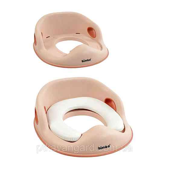 Дитяче сидіння для унітазу "Bimbo" BM-07815 м'яка накладка, рожевий Хмельницький