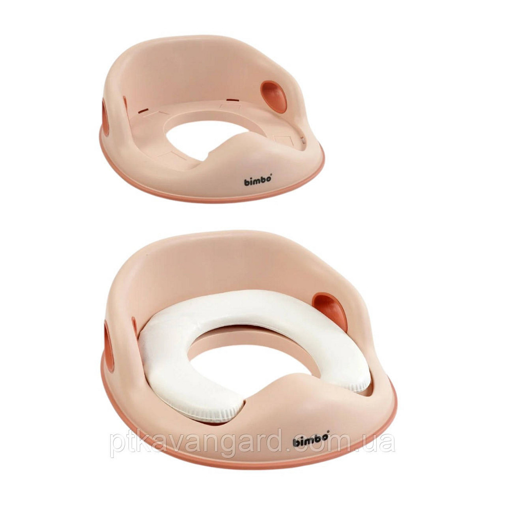 Дитяче сидіння для унітазу "Bimbo" BM-07815 м'яка накладка, рожевий Хмельницький - фото 2
