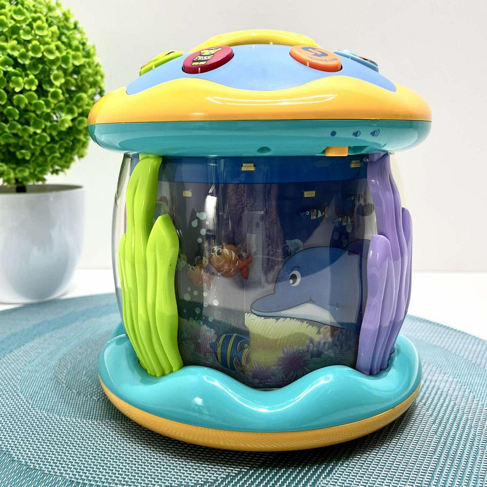 Нічний проектор Океанаріум музика світло 17см (855-163A) Чернігів - фото 1