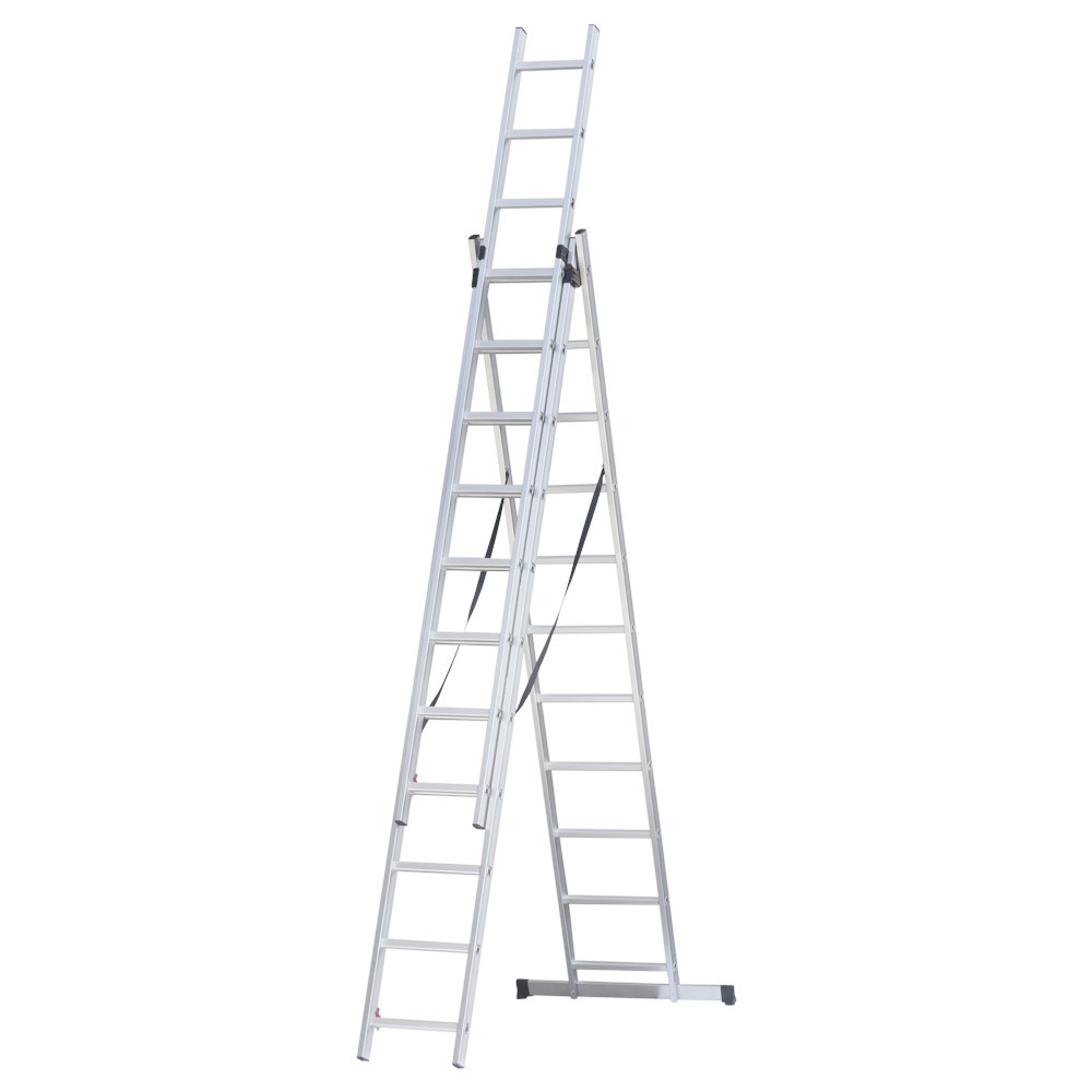 Лестница раскладывающаяся универсальная 3×11 ступеней 7.33м SIGMA (5032364) Киев - изображение 1