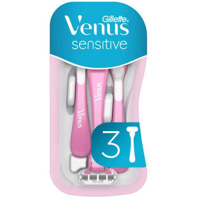 Бритва Gillette Venus Smooth Sensitive 3 шт. (7702018491544) Вінниця - фото 1
