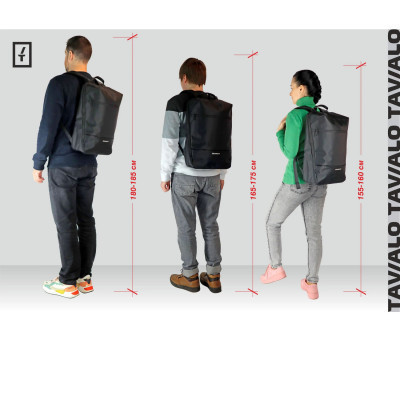 Рюкзак для ноутбука Tavialo 15.6" Smart TB18 black, 18л (TB18-124BL) Вінниця - фото 9