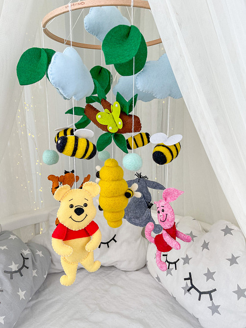 Музичний мобіль WoolyFox «Пригоди друзів» з 35 мелодіями Київ - фото 4