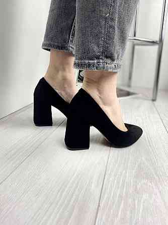 Nivelle Туфлі жіночі NIVELLE чорні натуральна замша каблук 9 см 36-39 (3153) Коломия