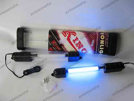 Подсветка труба 212 12" NEON (2шт) синие (пара) Винница