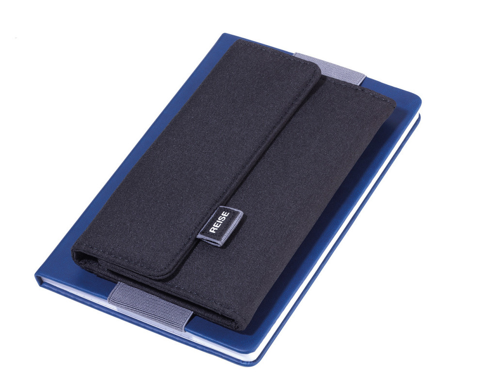 Органайзер для проездных документов Troika Reiseburo с магнитным замком (Черно-серый) Киев - изображение 1