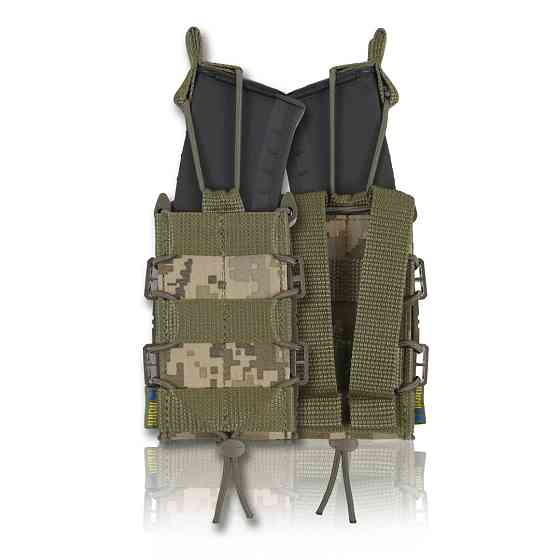 Підсумок под 1 магазин Kiborg М-1 (піксель) Відкритий одинарний підсумок для магазину, жорсткий підсумок Київ