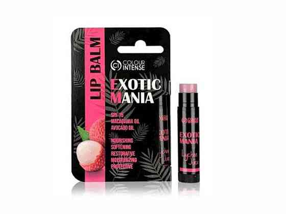 Бальзам для губ Exotic Mania 5г 04 Сік Лічі ТМ Colour Intense Solmir Київ