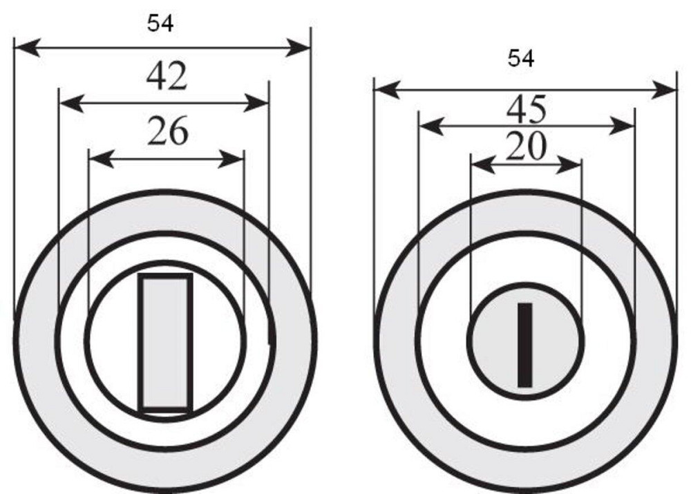 Накладка WC 25 пол латунь вж  Linda Київ - фото 2