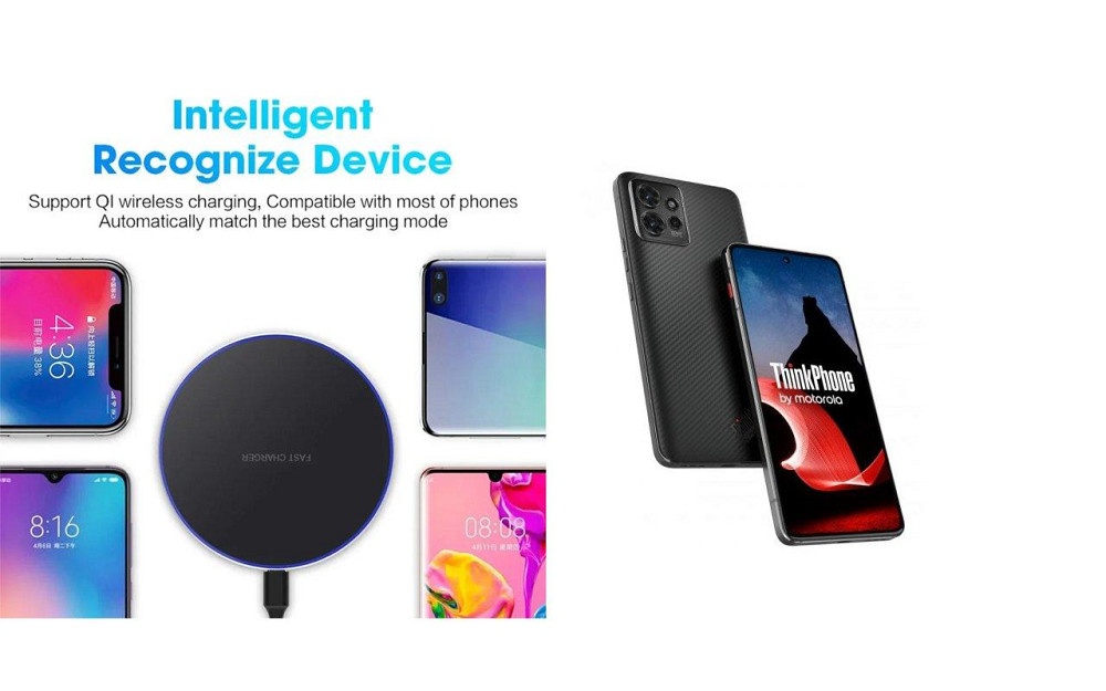 Бездротовий зарядний пристрій Copper до 30W для Meizu 20 Pro, 20 Infinity, USB-C, LED Київ - фото 4