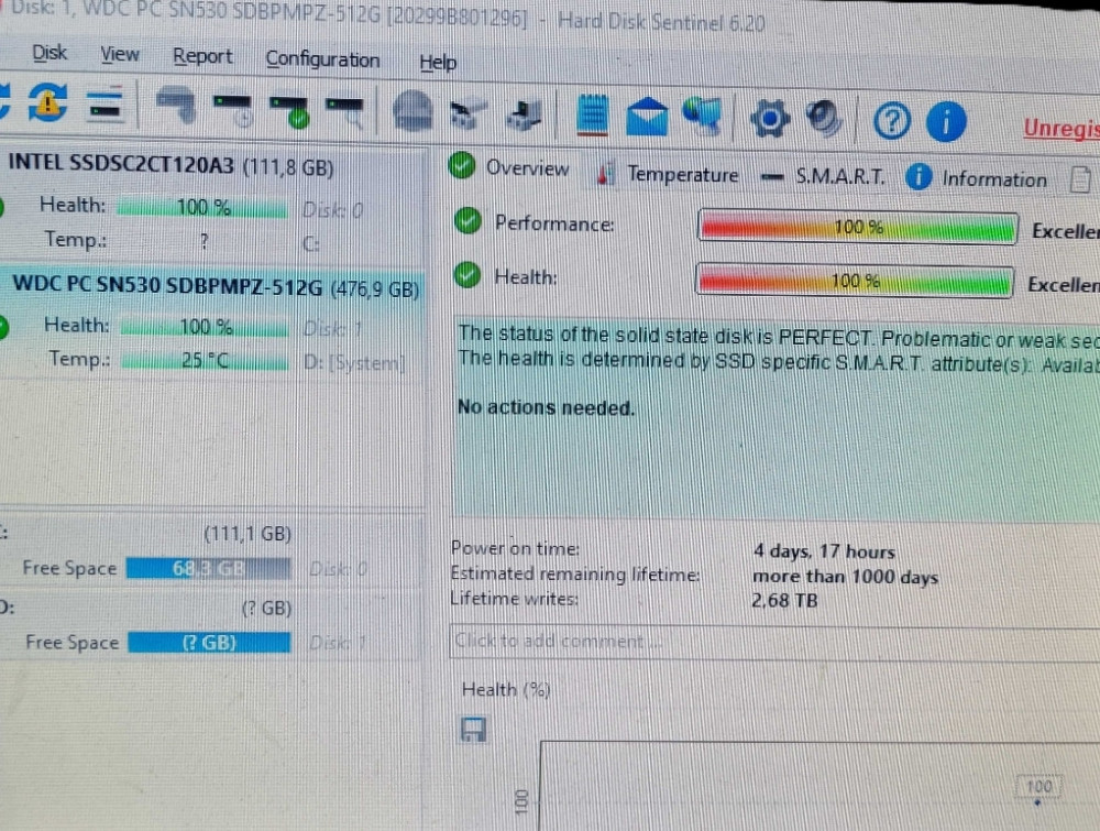 SSD Western Digital PC SN530 M2 NVMe 512GB 2242 - НОВИЙ! Харків - фото 1