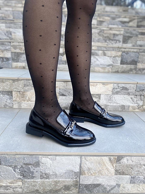 GINA ORIGINAL Туфлі жіночі GINA ORIGINAL 6884 чорні (весна-осінь, шкіра лакована) (4300) 36-40 Коломия - фото 6