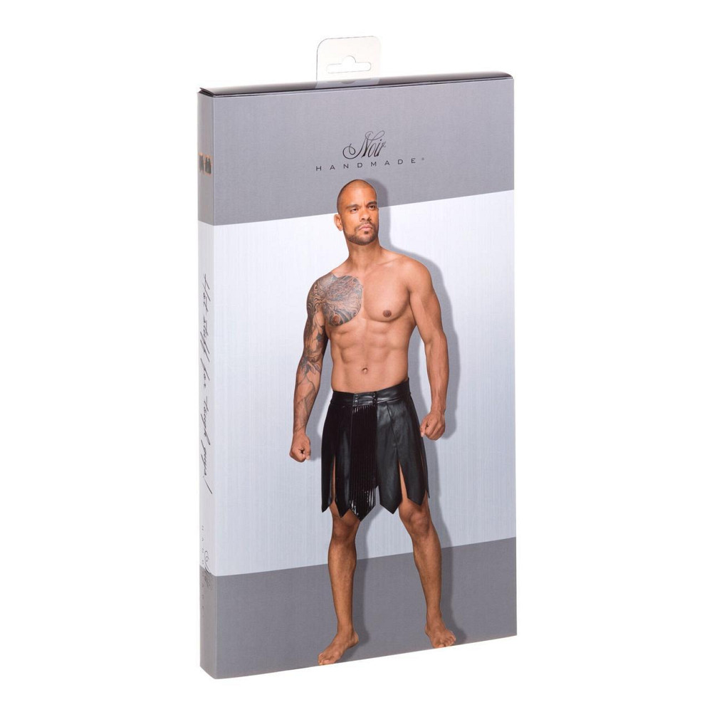 Чоловіча спідниця гладіатора Noir Handmade H053 Eco leather men's gladiator skirt, S, екошкіра Sex Aura Київ - фото 5